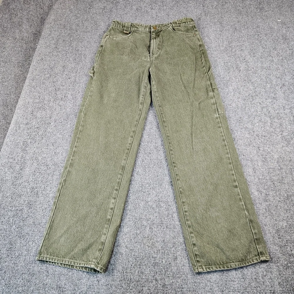 Roark Open Roads Open Minds Carpenter Jeans Mens 28 Olive Green Utility Pants